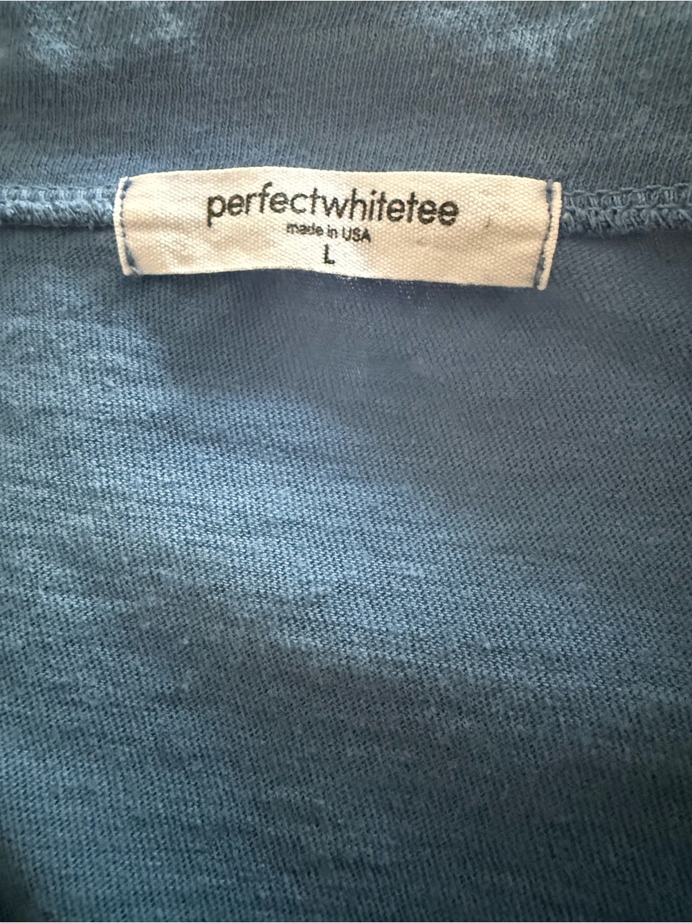 Perfect White Tee Alanis Tee in Carolina Blue - Picture 2 of 6